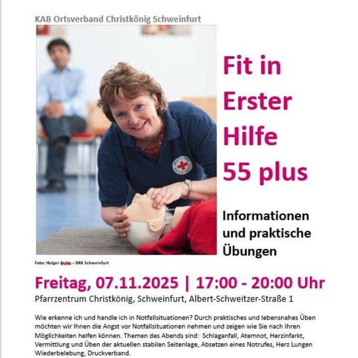 Erste Hilfe 55 plus